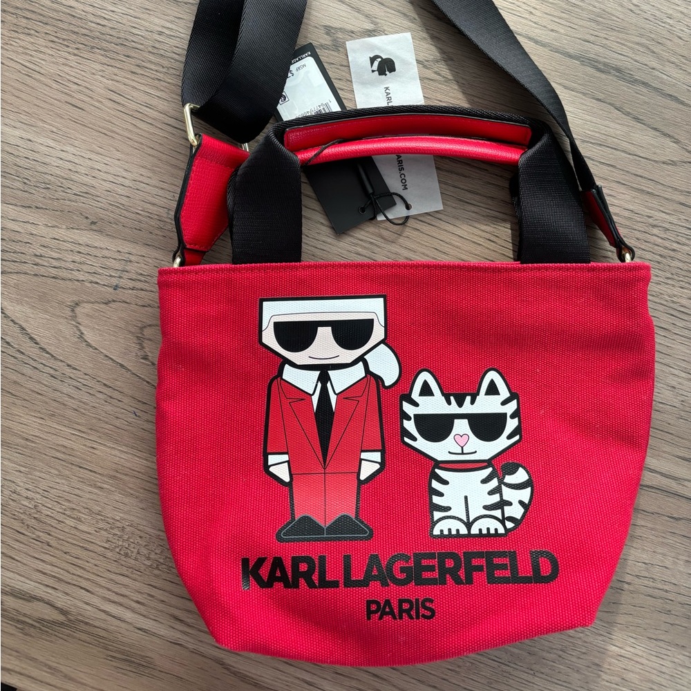 Karl Lagerfeld Paris - Kristen canvas crossbody